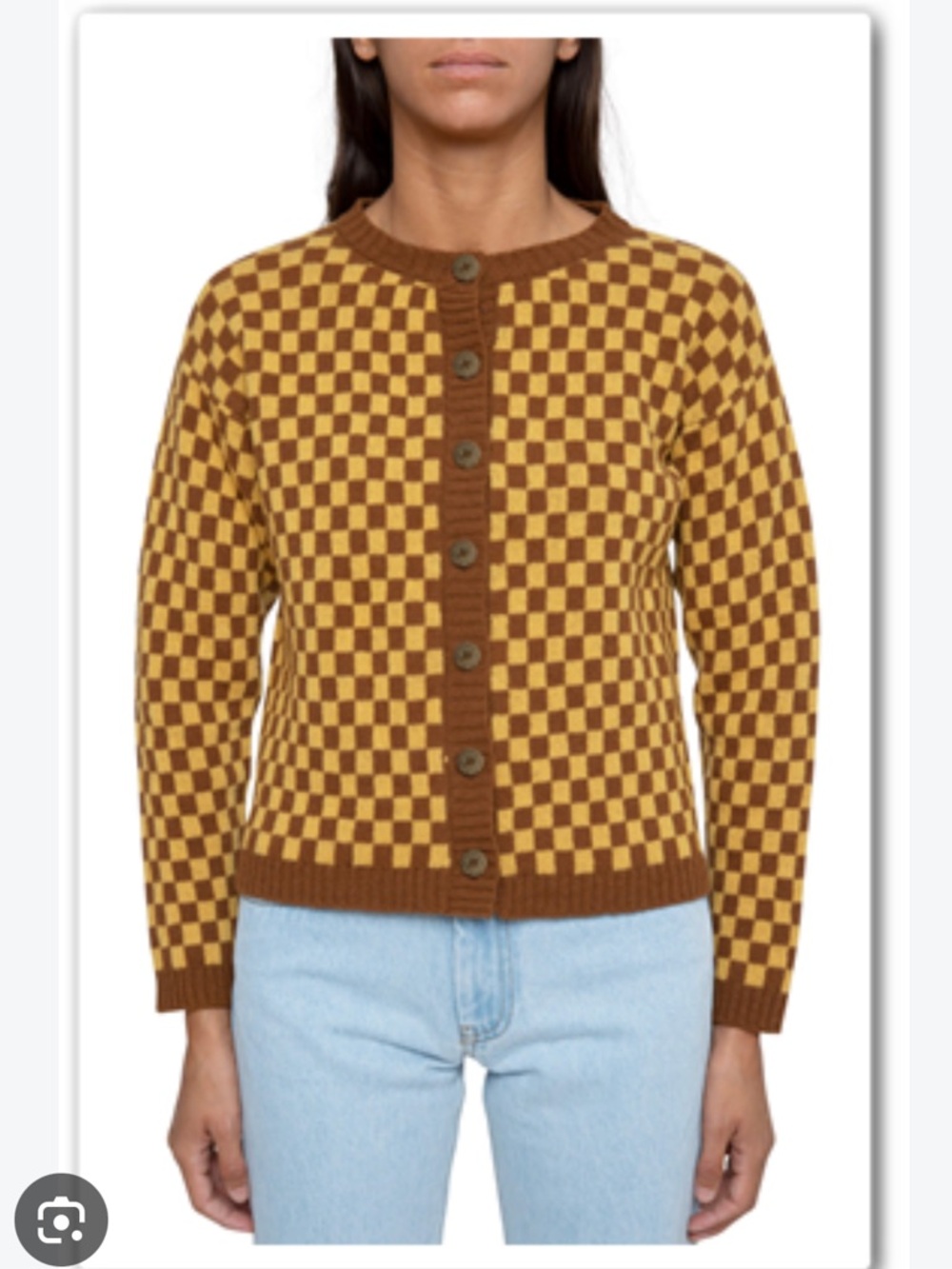 Gimaguas Camel Chess Cardigan